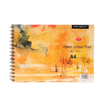 

A4 Watercolor Paper Art Artist Sketchbook Sketch Pad Drawing Painting 24 Sheet