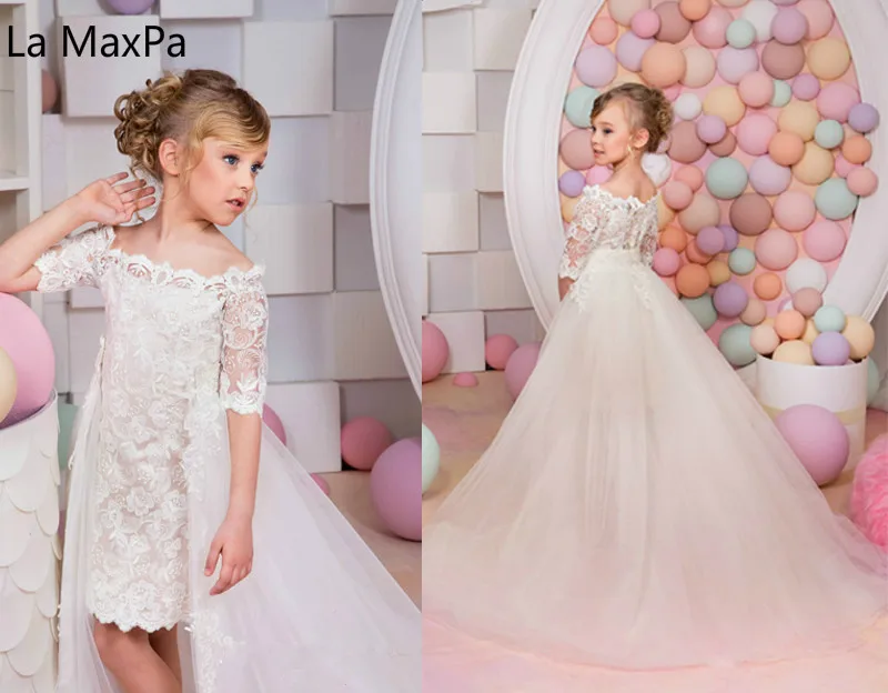 

Childrens wedding party dress Flower beautiful fashion Princess Dress Piano Costumes Performance Catwalk Girls Dresses