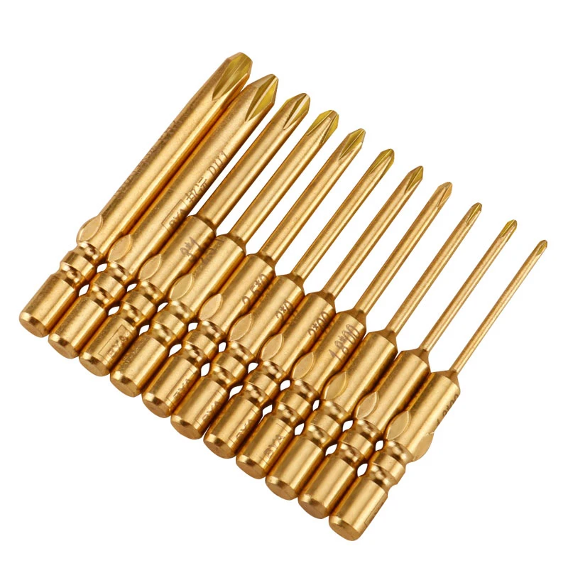 BANGYE 10PCS Screwdriver Bits S2 alloy steel screwdriver Set Electric