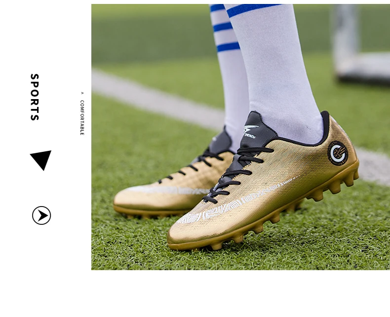 Professional футбольные бутсы недорогой футбольный обувь дети мужчины krampon futbol orjinal Открытый футбольные бутсы кроссовки ayakkabi