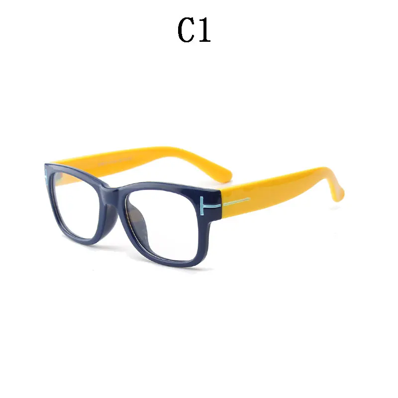 BOYSEEN тенденции моды детские очки кадр силиконовые очки кадр малыш оптических очки 899 - Цвет линз: C1