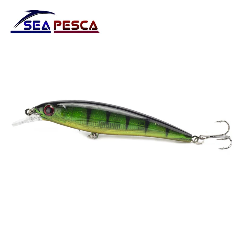

1PCS 11cm 13g Laser Minnow Fishing Lure pesca hooks fishing wobblers crankbait artificial japan hard bait fishing tackle ZB74