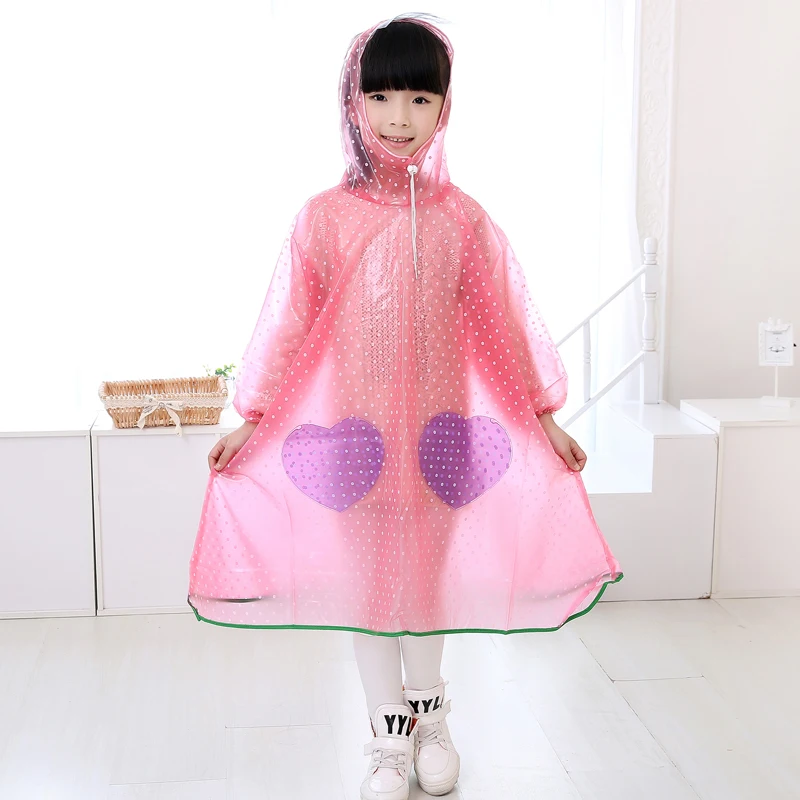 Waterproof Raincoat For Children Baby Girl Impermeables Cape De Chuva