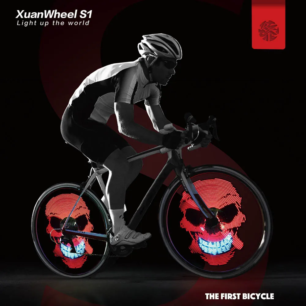 Luci Ruota di bicicletta LED Bicicletta Ha Parlato Luce XuanWheel APP per  la Guida Notturna 96PcsS1 Colorful LED Bicicletta Luce Accessori Bici|bike  accessories|bike wheel lightlight led bicycle - AliExpress