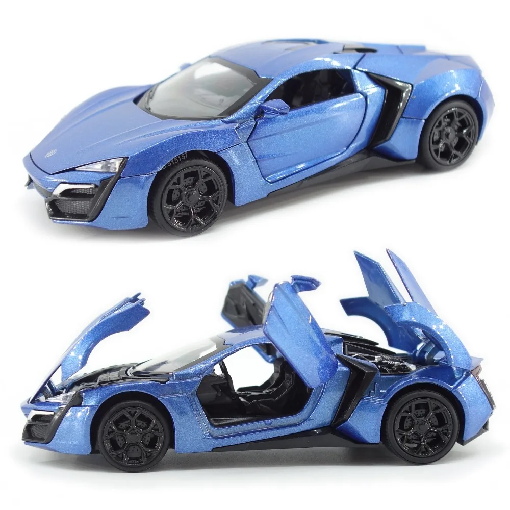 Сплав Lykan Hypersport металлические модели спортивный автомобиль коллекция Brinquedos детские игрушки для мальчиков подарок Diecasts& Toy