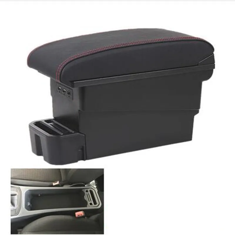 

For Volkswagen Bora armrest box central Store content Storage box