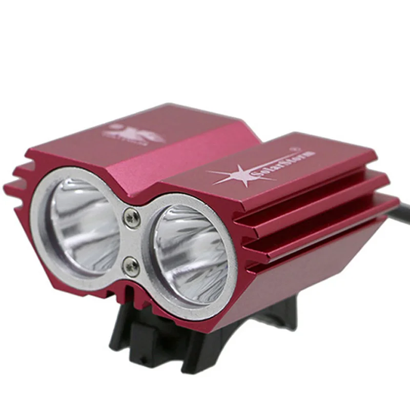 Excellent SolarStorm X2 5000 Lumen Bike Light Bicycle lamp 2x XML t6 LED BicycleLight Bike headLamp+O ring (only headlight) 2 Excellent SolarStorm X2 5000 Lumen Bike Light Bicycle lamp 2x XML t6 LED BicycleLight Bike headLamp+O ring (only headlight) 2