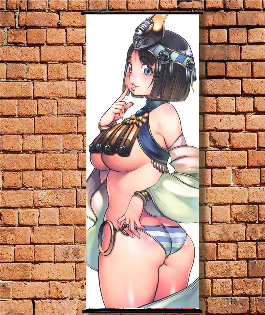 Аниме ткань плакат стены прокрутки. queen's Blade Menace. Длинные Подарок 105x40 см | Дом и
