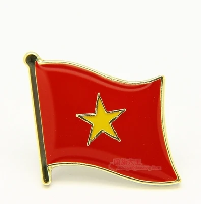 

National Flag Metal Lapel Pin Flag Pin Vietnam