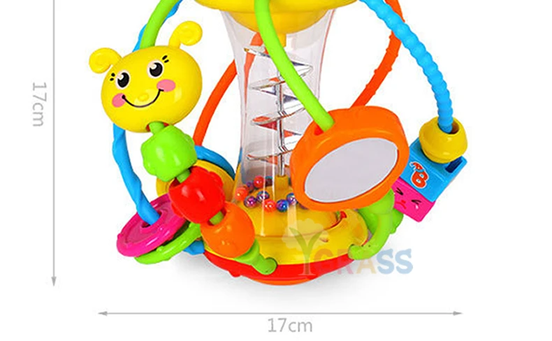Детский Музыкальный шар для активного отдыха, погремушки для детей, развивающие игрушки для малышей, захватывающий пазл Playgro 0-12 месяцев