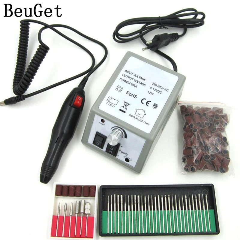 

20000RPM Electric Nail Art Drill Machine Equipment Manicure Kit Tools Nail File Bit Sanding Band Manicure Accessories for Nails