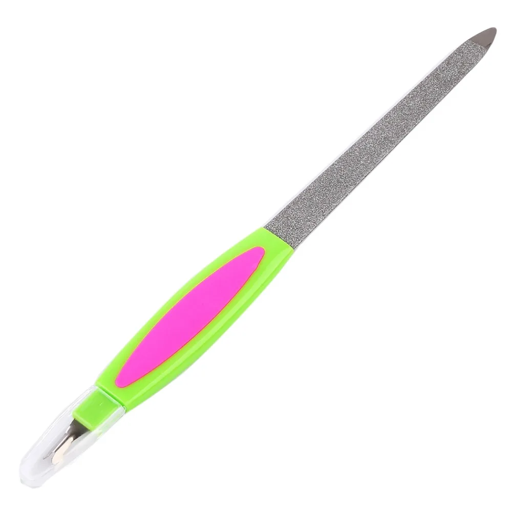 Professional Multifunction Nail Files Stainless Steel Scrub For Dead