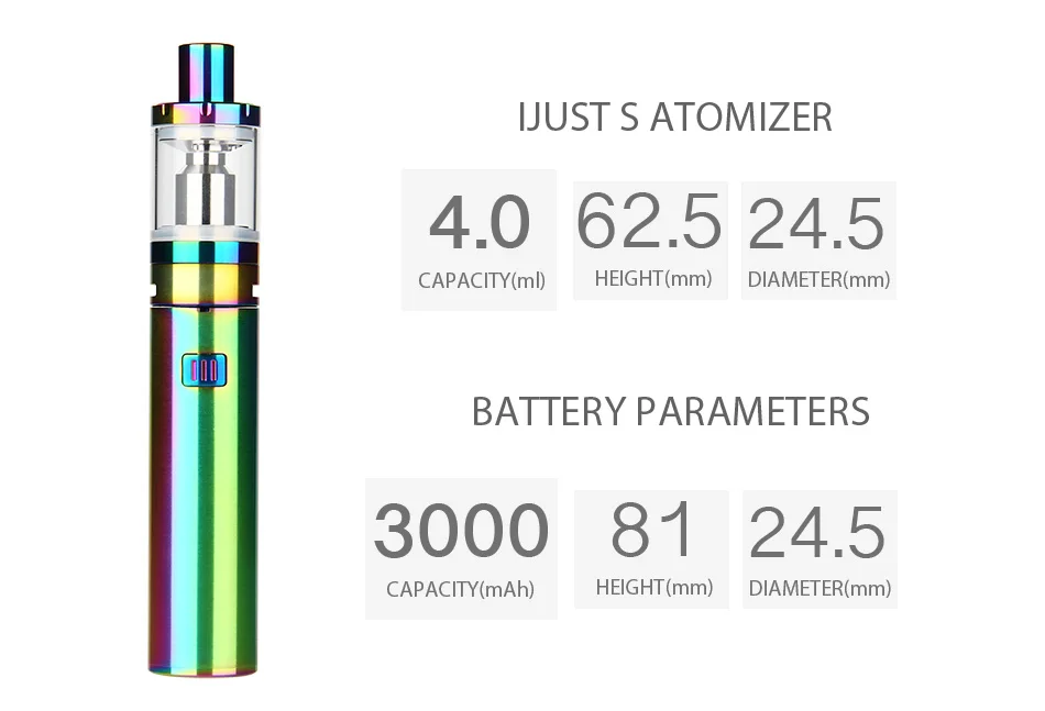 Eleaf iJust S Starter Kit New Colors - 3000mAh2