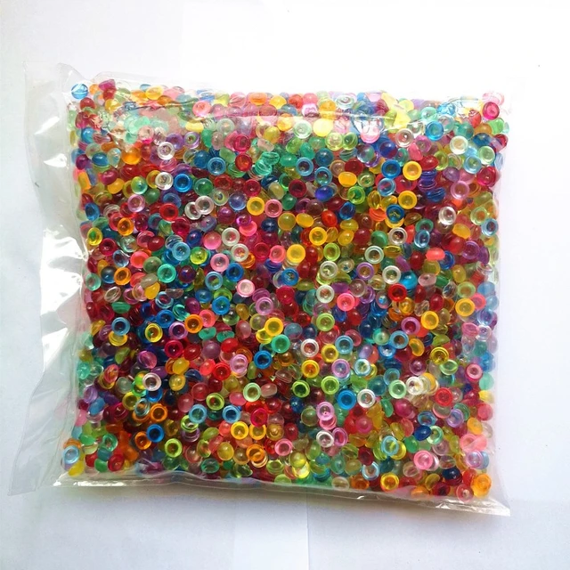 500g Kids Colorful Slime Beads Balls Small Tiny Beads for Arts Party Craft  Fish Tank Decor