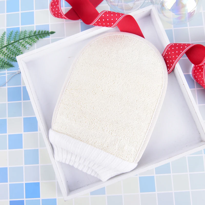 1 шт. моющие перчатки для душа утолщенные ванны пилинг Loofah внутренние
