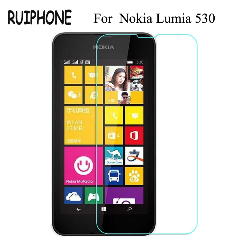 Супер HD 2.5D ультра тонкий протектор экрана закаленное стекло для Microsoft Nokia Lumia 530