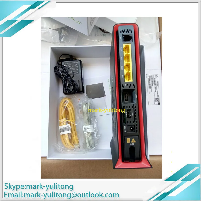 

Router Mode FTTH ONU ONT GPON HGU SA1456C 4GE + 1Tel + 1DP + 2USB + WIFI same function as HG8245H GPON ONU ONT