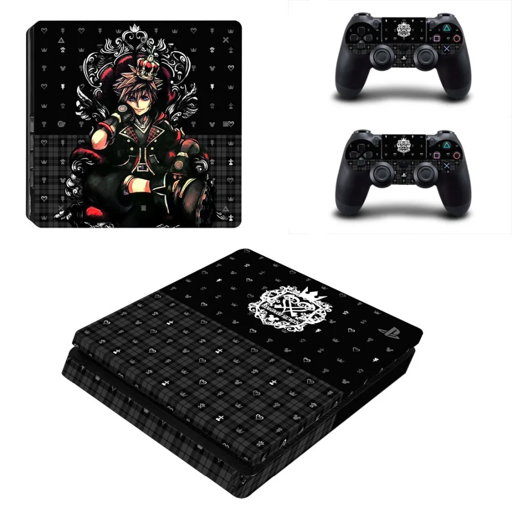 

Kingdom Hearts PS4 Slim Skin Sticker Decal for PlayStation4 Slim Console and Controller PS4 Slim Skins Sticker Vinyl Accessories