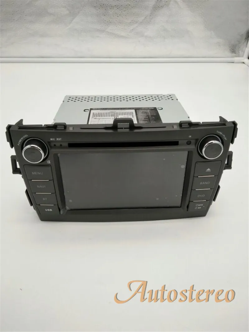 Excellent Newest Android9.0 Car DVD player GPS navigation For Toyota Corolla 2007-2013 car Radio player Multimedia head uint tape recorder 11