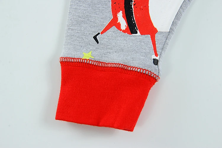 Осень г.; комплекты одежды для мальчиков; хлопковая Рождественская Пижама; детская одежда в стиле Санта-Клауса; одежда для маленьких мальчиков; пижамы для мальчиков