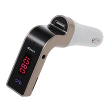 Promotion! Bluetooth Handsfree Car Kit MP3 FM Transmitter USB Charger For iPhone Samsung S6 gold