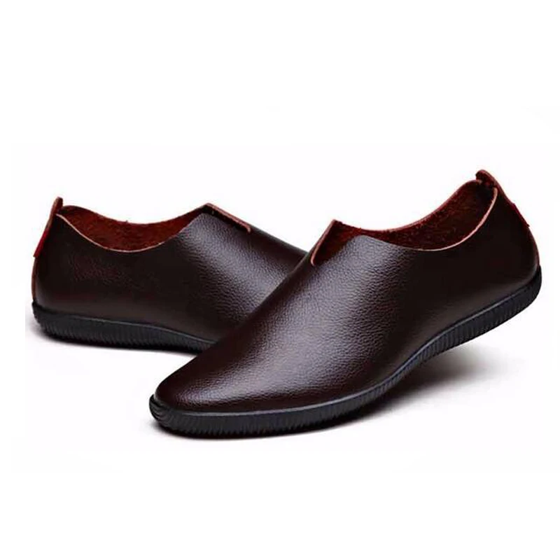 YWEEN Spring Autumn Men's Shoes Slip-On Solid Soft Leather Men Loafers Casual Oxford Shoes For Man YWEEN Spring Autumn Men's Shoes Slip-On Solid Soft Leather Men Loafers Casual Oxford Shoes For Man