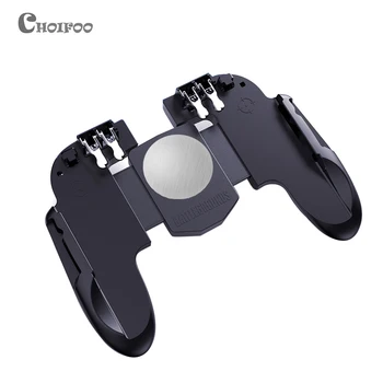 

New Six Finger All-in-One PUBG Mobile Game Controller Free Fire Key Button Joystick Gamepad L1 R1 PUBG Trigger better than AK66