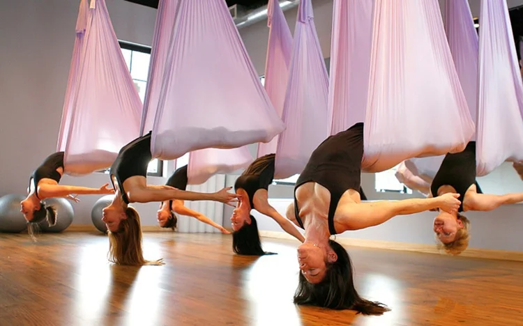 Эластичный 7 метров воздушный Йога Комплект гамака новейший многофункциональный анти-гравитационный Йога Ремни качели для йоги Обучение Йога воздушные качели