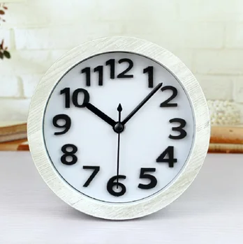 

al fajr clock alarm automobile clocks home decor despertador digital watch electronic desk klok masa saati white plastic single