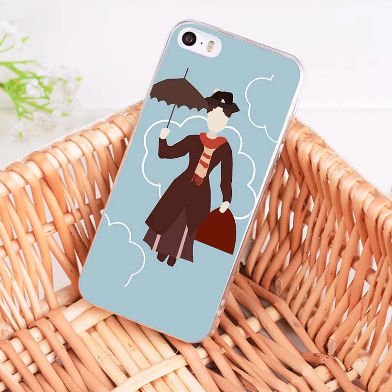 MaiYaCa Mary Poppins прозрачный мягкий ТПУ чехол для телефона чехол для iPhone X XR XS MAX 6 6s 7 7plus 8 8Plus 5 5S 11promax чехол coque