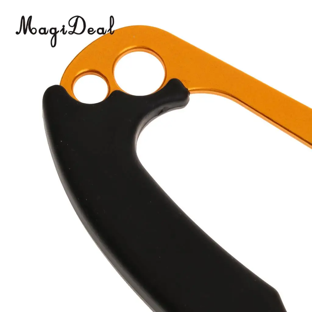 20x9cm 4KN Rescue Outdoor Climbing Gold Right Hand Ascender for 8-13mm Rope Caving Engineering Accessories
