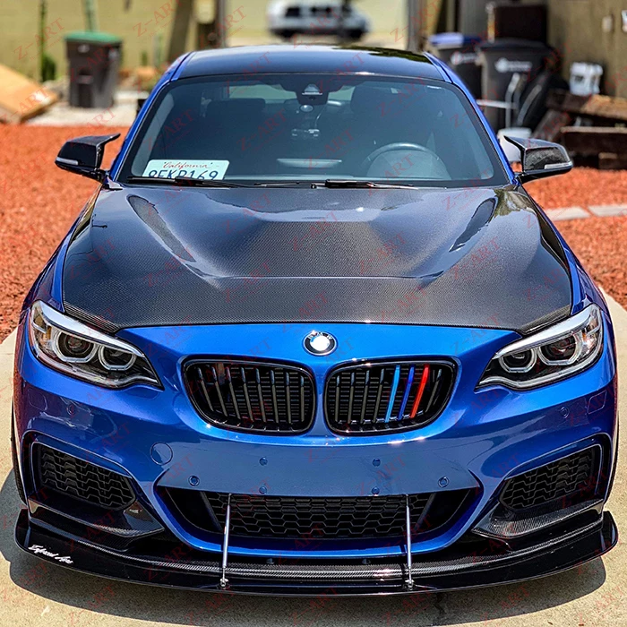 Z-ART для BMW M2 карбоновая капот двигателя для M2 карбоновая крышка двигателя для BMW F87 M2 GTS карбоновая капот двигателя