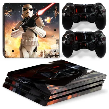 

free drop shipping flexible protective water-proof console and controller skin sticker for PS4 Pro #TN-P4Pro-1243