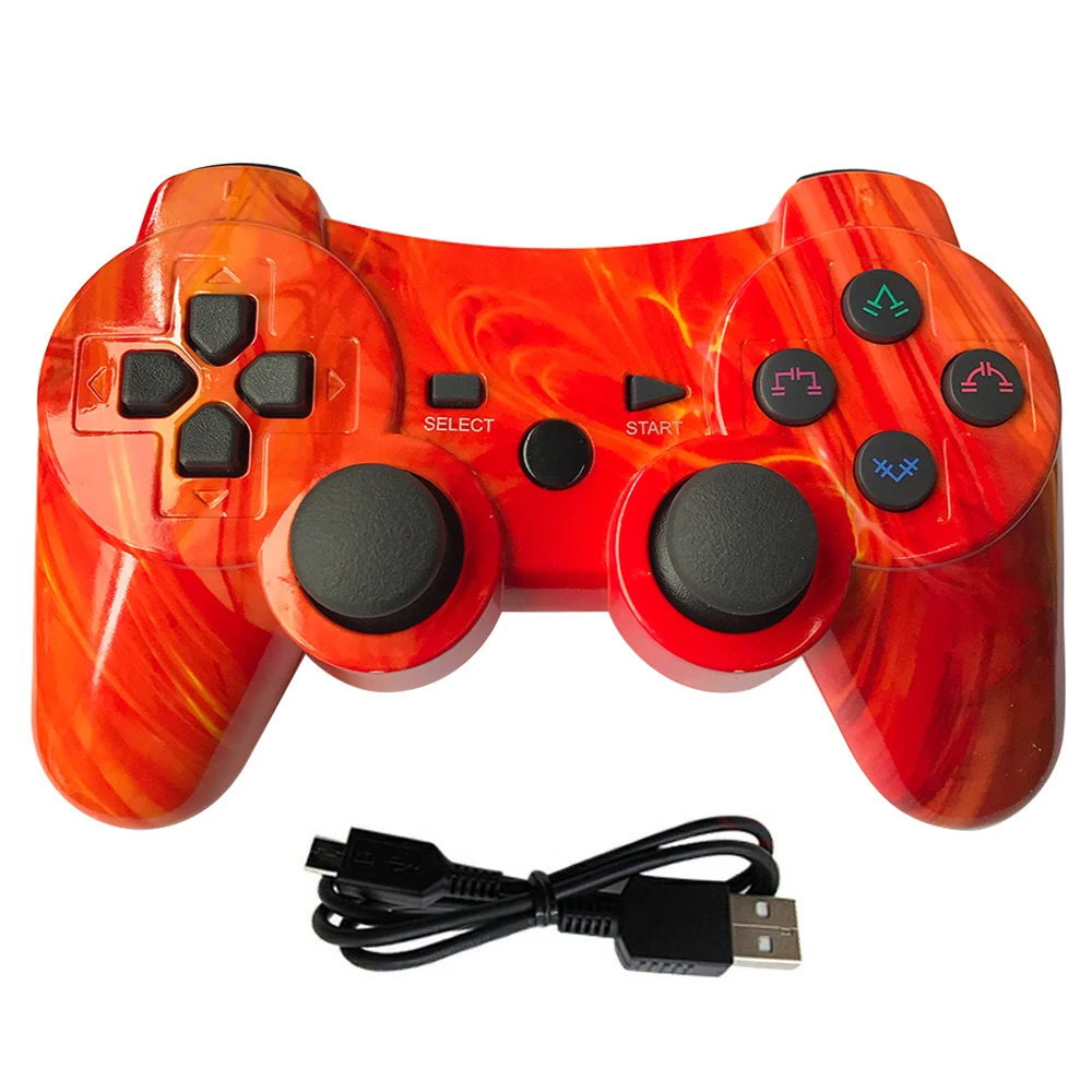 Bluetooth для sony Playstation 3/ps2/pc контроллер беспроводной геймпад джойстик для Playstation 3 SIXAXIS геймпады 12 цветов