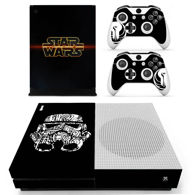 Star Wars Vinly Skin Sticker Decals For XBOX One S Console With Two Wireless Controller Skin