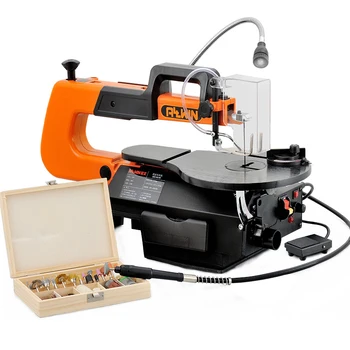 Online Woodworking Saw DIY For Wood Cutting Machine Speed Adjustable Electric Reciprocating Saw SSA16L-VR (Free 10Pcs Saw Blades)