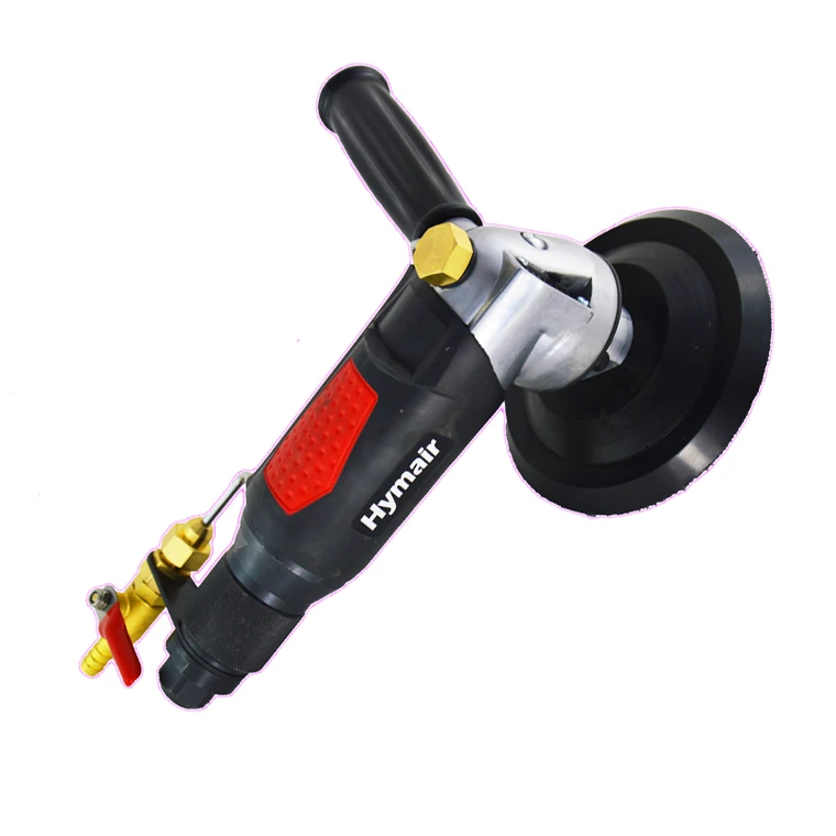 Water-injection pneumatic water mill machine 5" professional air wet sander/polisher stone polishing machine afbeelding