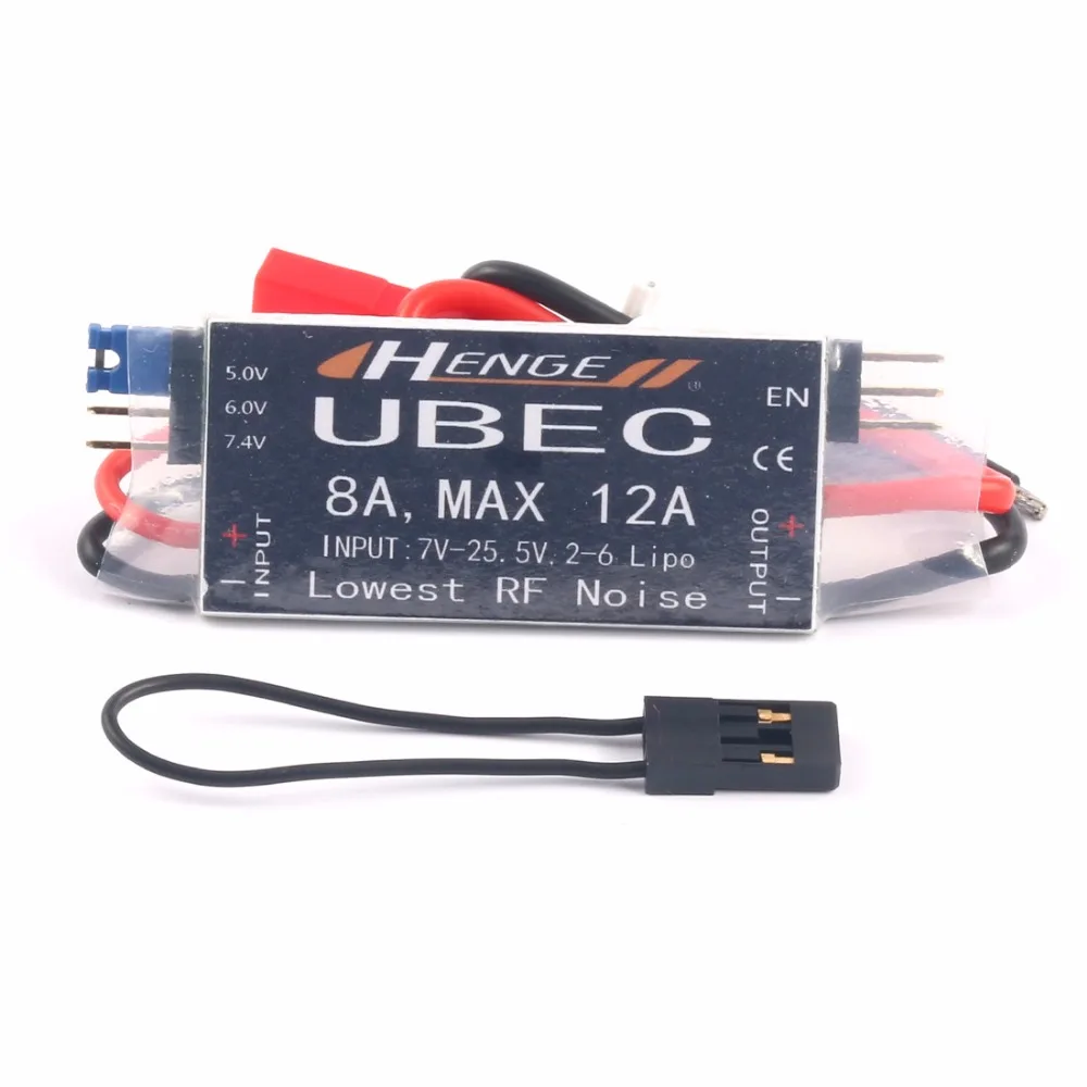 Выход HENGE 8A UBEC 5 V/6 V/7,4 V 6A/8A Max 12A Inport 7 V-25,5 V 2-6 S Lipo/6-16 cell Ni-MH входной переключатель Режим BEC для вертолета RC