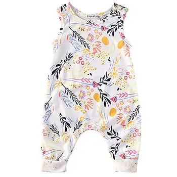 

Fashion Newborn Kids Toddler Baby Girl Clothes Sleeveless Romper Floral Jumpsuit Playsuit Sunsuit