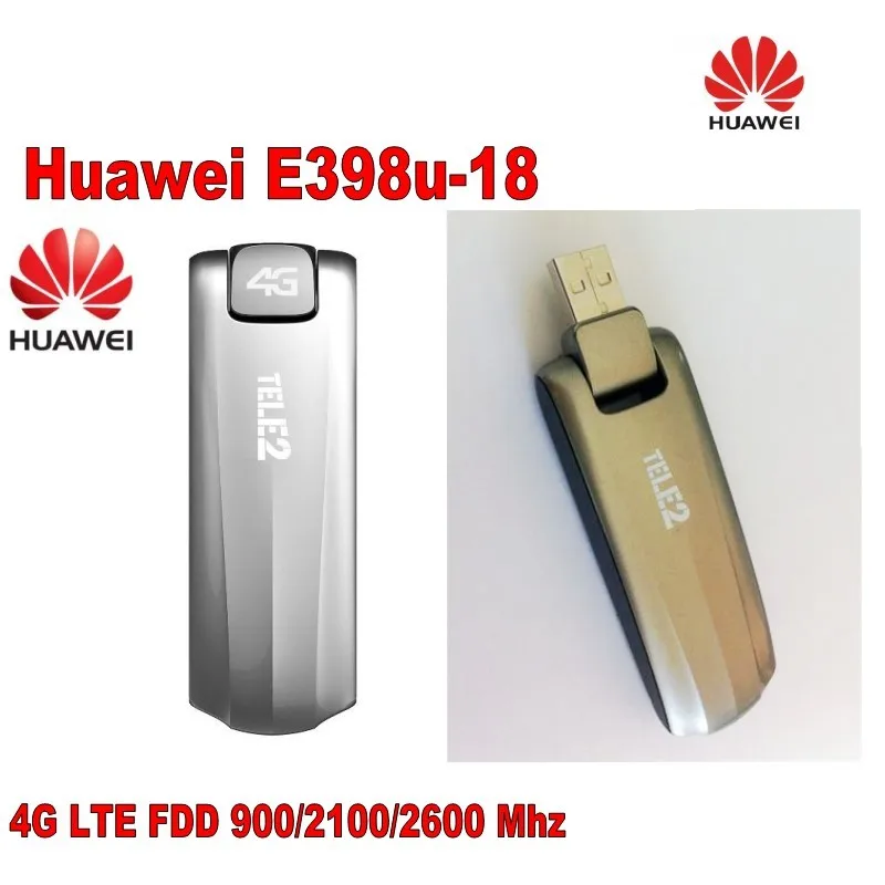 100 шт./лот Фирменная новинка оригинальный LTE 100 Мбит/с 4 г LTE модем HUAWEI E398U-18