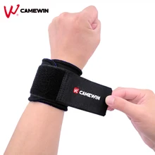 CAMEWIN 1 шт. бренды регулируемая поддержка запястья Brace браслет профессиональные спортивные защитные напульсники для мужчин и женщин