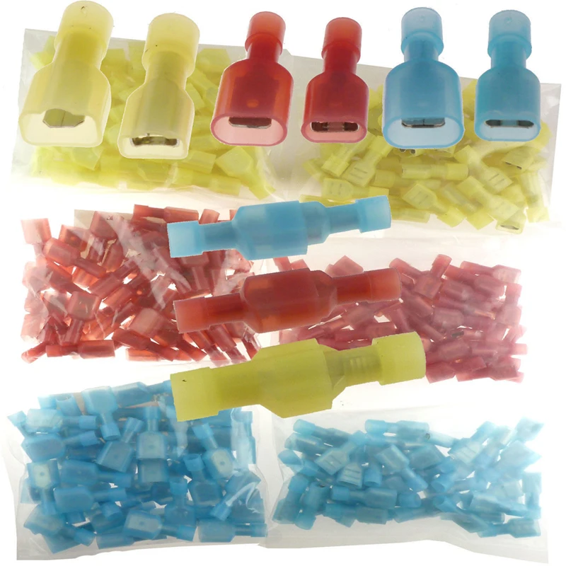

150 Pairs Female/Male Insulated Wire Terminal Connectors Combo 14-16 10-12 18-22