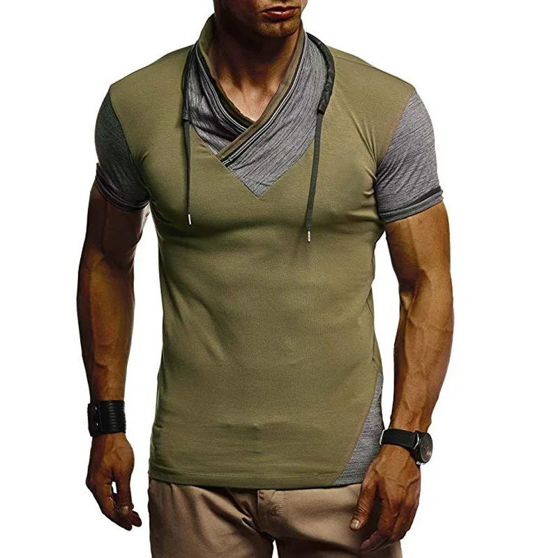 Новые мужские лентами в стиле хип-хоп футболка с коротким рукавом slim fit топы для мужчин панк-рок Harajuku футболки в уличном стиле