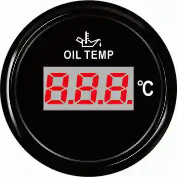 

52mm Digital Oil Temp Gauge Temperature Meter 50-150 For Car Boat Yacht 12V 24V