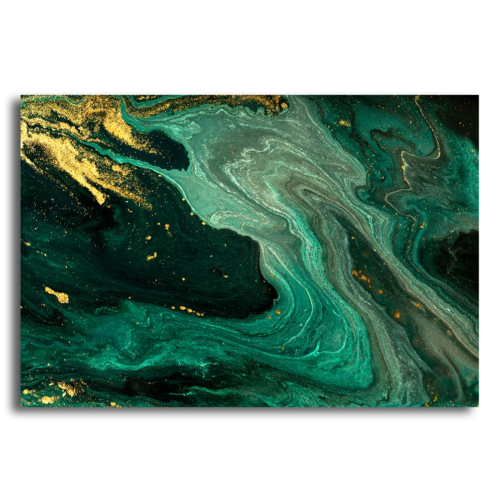 

marble pattern Abstract green ART Style incorporates the swirls of marble or the ripples of agate GREEN paint with the gold
