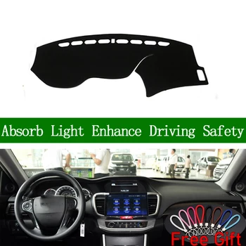 

For Honda Accord 2014 2015 2016 Dashboard Cover Sun Shade Non-slip Dash Mat Pad Carpet Car Stickers Interior Accessories