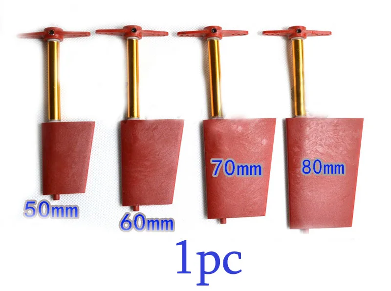 

1PC RC Boat Model Parts High Strength Large Rudder Blade Height 50/60/70/80mm Red with Rocker Arm for Bait Tug Boats