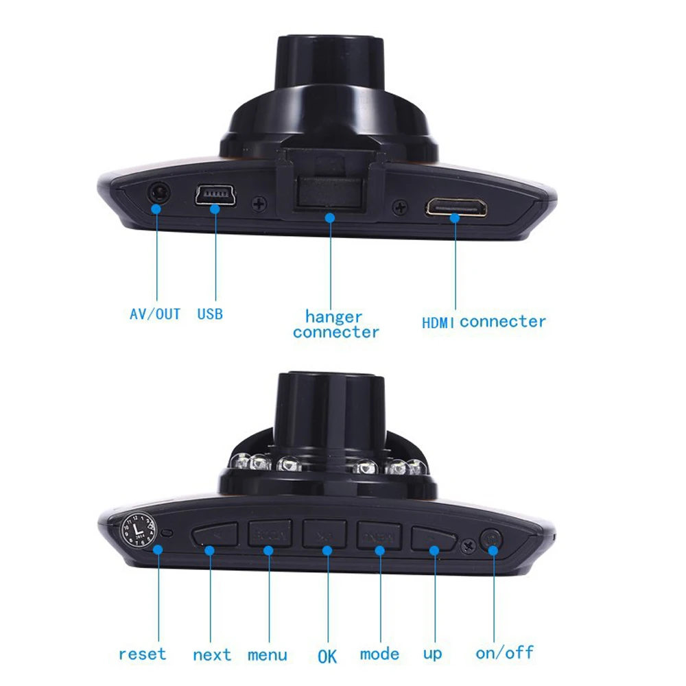 Camecho Dashcam Мини Автомобильный видеорегистратор G30 Full HD 1080P камера с датчиком