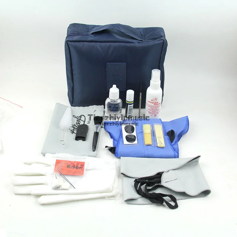 

TIANZHIYIN Saxophone Cleaning and Maintenance Kit - Brush, Cloth, Grease, & more sax professional maintenance package
