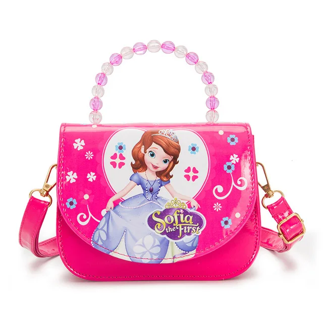 Disney милые Мультяшки, для принцессы сумка-мессенджер через плечо сумка Софии Замороженные сумка через плечо для девочек милые подарки - Цвет: 1